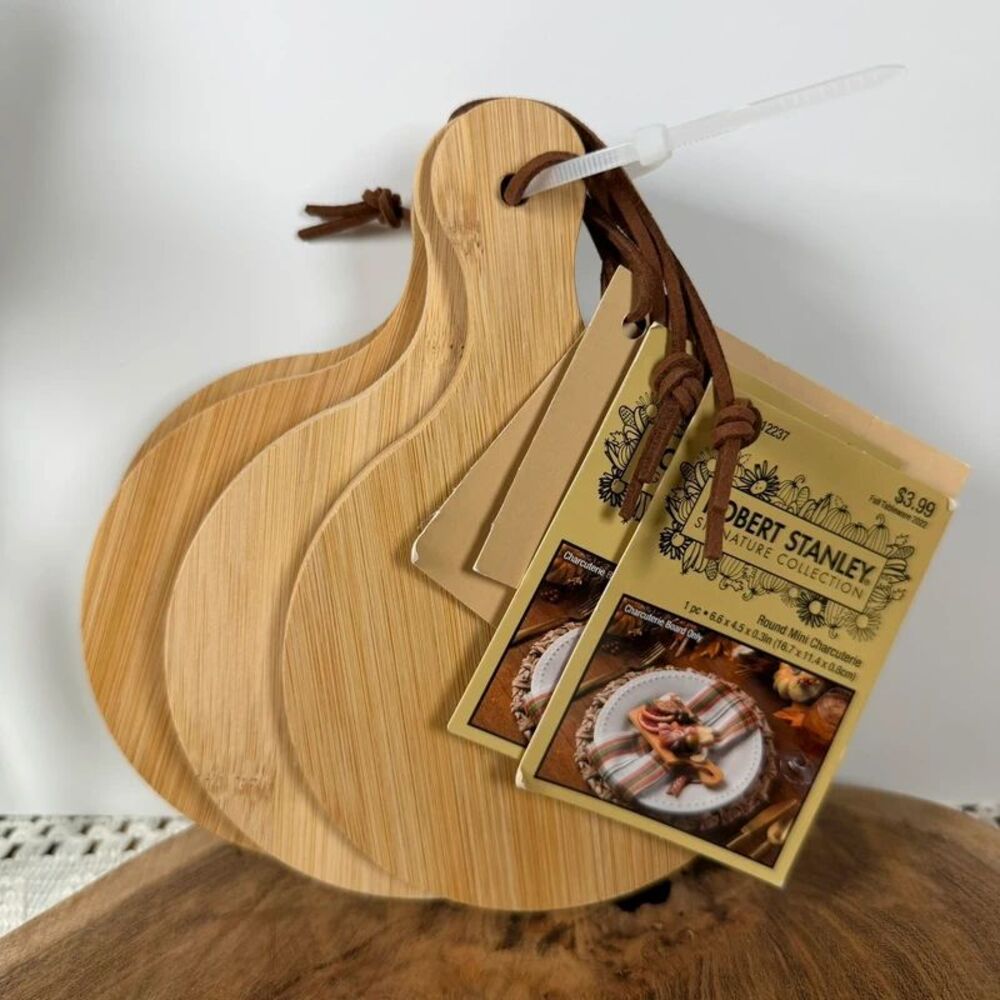 NWT Robert Stanley Mini Charcuterie Boards - Set of 4
